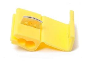 100Pçs Conector Derivação Emenda Cabos Fios Amarelo 4 A 6Mm