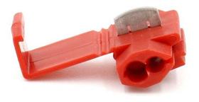 100pçs Conector Derivação Emenda Fios Vermelho 0,5 - 1,5mm