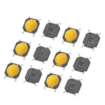 100PCS Interruptor Táctil De Membrana DC12V 50mA 4x4x0.8mm Com 4 Pinos SMD Micro Switch