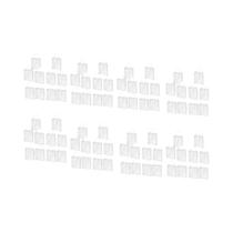 100PCS Sacola Reutilizável De PVC Transparente Com Alça Para Embalagem De Presentes De Casamento E