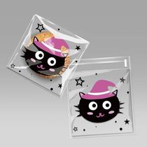 100pcs Sacos de Gatos De Biscoitos De Embalagem Plástico Autoadesivo De Alimentos Infantil 100pcs Sacos de Gatos De Biscoitos De Embalagem Plástico Autoadesivo De Alimentos Infantil