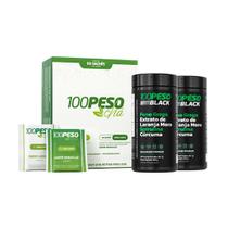 100PES0 Kit 2 Potes Termogênico com Extrato de Laranja Moro + 60 Sachês