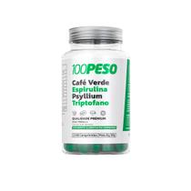 100PES0 Suplemento Chá Verde e Espirulina Termogênico - 1 Pote