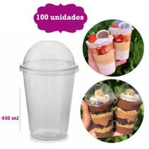 100un Copo Bolha Pp 440mls Para Pote Da Felicidade