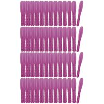 100UN Espatula Acrílica Luxo Roxa P/ Creme Santa Clara 100UN Espatula Acrílica Luxo Roxa P/ Creme Santa Clara