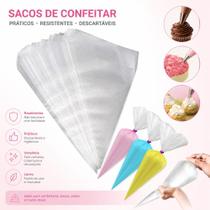 100un Saco De Confeitar Descartável Manga Confeitaria 100un Saco De Confeitar Descartável Manga Confeitaria