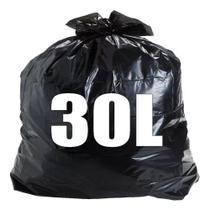 100Un Saco de Lixo 30 Litros Eco Resistente e Reforçado - Lixoplás
