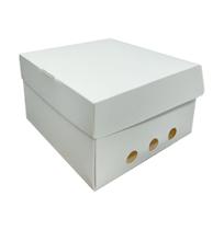 100uni - Caixa de Hamburguer Branca 11 x 11 x 8cm - Duplex Automontável