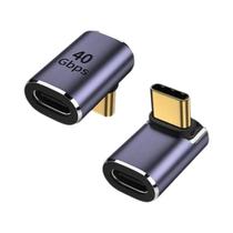 100w Usb C Otg Adaptador Pd Carregamento Rápido Usb-c Para Tipo C Conversor Usb 4.0 40gbps 8k 60hz