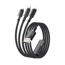 100W USB C Para Lightning PD Cabo Carregador Rápido 3 Em 1 Cabo De Carregamento Rápido Para Macbook