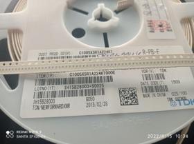 100x Capacitor 220nf/10v = 220k/10v 0402 Smd 0,5x1mm Tdk