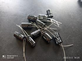 100x Capacitor Eletrolítico 1000uf/10v 85 8x14mm Hitano