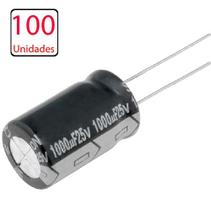 100x Capacitor Eletrolitico 1000uf X 25v * 1.000uf * 105ºc