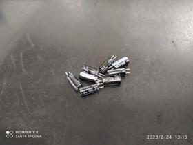 100x Capacitor Eletrolitico 100uf/16v 105 5x11mm Tlc