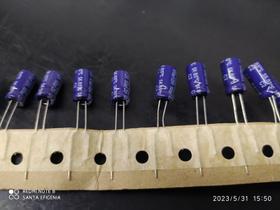 100x Capacitor Eletrolitico 100uf/25v 105 6,3x11mm Yageo