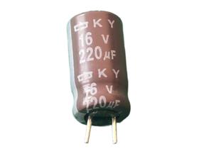 100x Capacitor Eletrolitico 220uf/16v 105º 6,3x12mm Chemicon