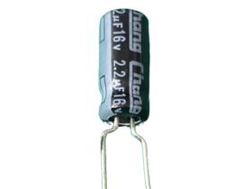 100x Capacitor Eletrolitico 2,2uf/16v 85º 5x11mm Chang