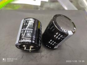 100x Capacitor Eletrolitico 470uf/450v Snap-in 105º 35x40mm