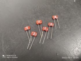 100x Capacitor Mica Prata 110pf/500v 5% Icl