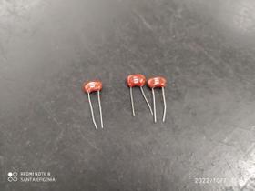 100x Capacitor Mica Prata 390pf/100v 5% Icl