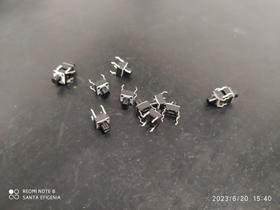 100x Chave Tactil 6x6x7mm 4 Terminais