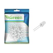 100X Led Branco Frio 6500K 8000Mcd 20Mah - Dp-F5Ww2-H