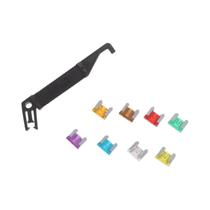 100x Micro Auto Car Kit de fusíveis de lâmina mini de perfil baixo 3A5A7.5A10A15A 20A25A30A