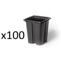 100X Pote Para Mudas Sementeira 8cm NUTRIPLAST