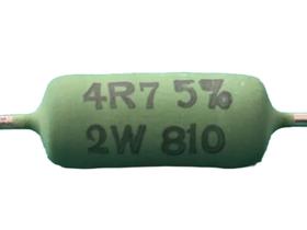 100x Resistor 4r7 2w 5% Ac02 Vishay