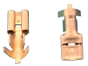 100x Terminal Faston Femea 6,3mm Ft Sem Isolação 100x Terminal Faston Femea 6,3mm Ft Sem Isolação