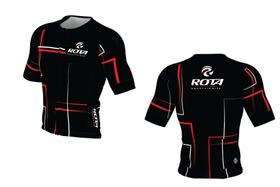 1011 - camisa de ciclista manga curta ziper full