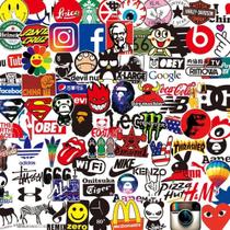 103 Mini Adesivos Marcas Empresas Mec Tecnologia Internet Star Skate Decoração