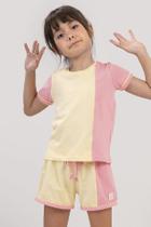 10417cj pijama menina cotton amarelo bugbee tam 10