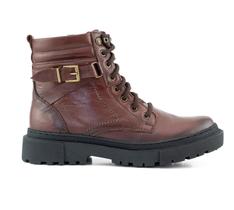1042GRF Bota Coturno Feminino, couro nobre natural forrada tecido espumado 1042GRF Bota Coturno Feminino, couro nobre natural forrada tecido espumado