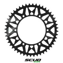 10740001 Coroa 48 Dentes Preta CRF 230 CRF 250 F / R / 450r Cr 125 - SCUD 10740001 Coroa 48 Dentes Preta CRF 230 CRF 250 F / R / 450r Cr 125 - SCUD