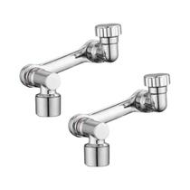 1080 graus Extensor De Torneira Universal Rotativo 2 Peças ABS Braço Robótico Modo Único Para Pia De