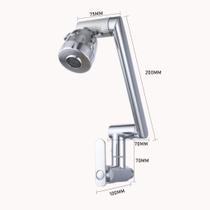 1080 Torneira De Braço Robótico Para Cozinha Chuveiro À Prova De Respingos Banheiro Do Aerador Dois Modos De Injeção 1080 Torneira De Braço Robótico Para Cozinha Chuveiro À Prova De Respingos Banheiro Do Aerador Dois Modos De Injeção