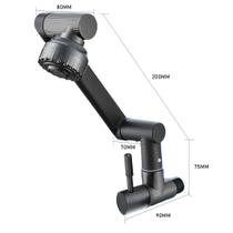 1080 Torneira De Braço Robótico Para Cozinha Chuveiro À Prova De Respingos Banheiro Do Aerador Dois Modos De Injeção
