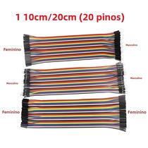 10cm 20cm Cabos Dupont Macho Para Macho Fêmea Para Fêmea Jumper Fio Para Arduino Kit Eletrônico Diy