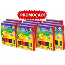 10cx Massa para Modelar INFANTIL Coreles 6 Cores 65g