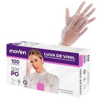 10cxs luvas proced vinil s pó inoven transparente 100un 10cxs luvas proced vinil s pó inoven transparente 100un