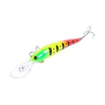 10g Isca De Gancho De Peixe De Mergulho Profundo Grande Minnow Wobbler Isca Para Baixo Pique Walleye