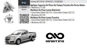 10Grampo Moldura Paralama Friso Lateral Moldura Externa Tampa Traseira Corsa Montana-P45 10Grampo Moldura Paralama Friso Lateral Moldura Externa Tampa Traseira Corsa Montana-P45