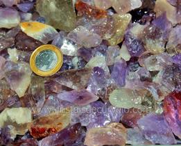 10kg Ametista Comum em Cascalho Sem Lapidar para Orgonite