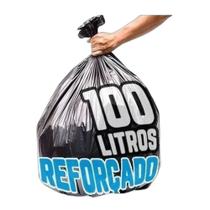 10kg Saco De Lixo 100lts Boca Larga Super Reforçado 15micras