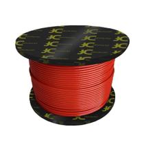 10M Cabo Aço Revestido Para Academia Pvc Vermelho 1/8 X 4,8