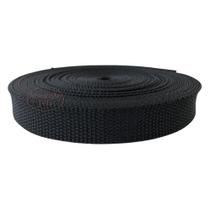 10m Fita Ca 25mm 2,5cm Preta Alça Cadarço Bolsas Mochilas