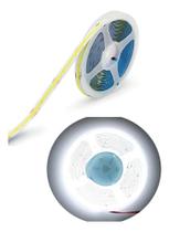 10M Fita Led Cob 8Mm 252Leds/M Ip20 3/4/6000K+ Fonte 10A Luz