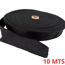 10m Fita Reforçada Ca 30mm Preta Cadarço Alça Bolsa Mochila 10m Fita Reforçada Ca 30mm Preta Cadarço Alça Bolsa Mochila
