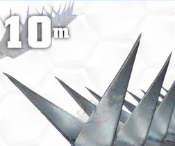 10m Lança para muro cerca cortante farpada- 10 metros